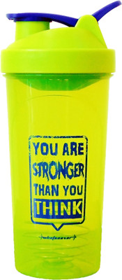 

Whatsoever Mixologist 700 ml Shaker(Pack of 1, Yellow, Blue), Yellow neon