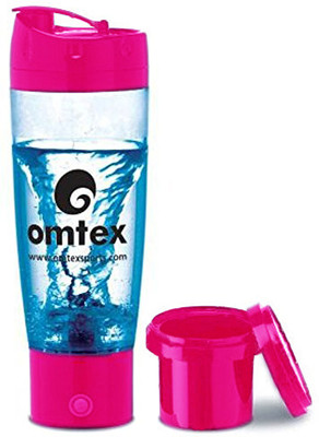 

Omtex Protein Mixer with Sipper 600 ml Shaker(Pink)