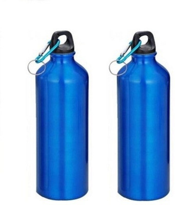 10% OFF on Giftkraft Aluminium Durable Sports 750 ml Bottle(Pack of 2, Blue, Black, Steel) 10% OFF on Giftkraft Aluminium Durable Sports 750 ml Bottle(Pack of 2, Blue, Black, Steel)