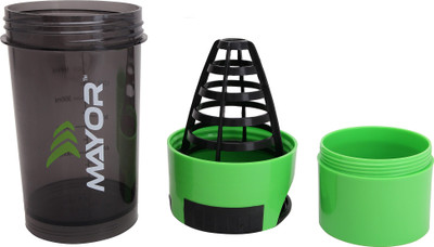 

Mayor Hurricane (Shaker) 600 ml Shaker(Pack of 1, Green, Black)