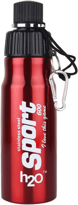 

Vera H2O Stainless Steel Sports Bottle 600 ml Sipper(Pack of 1, Red)
