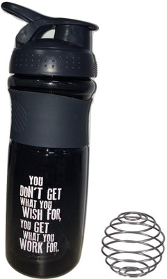 

BIG MUSCLES My Gym 760 ml Shaker(Pack of 1, Grey), Black