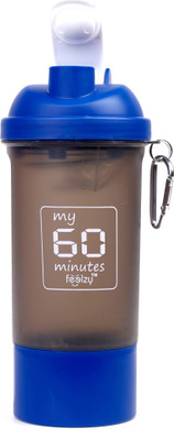 

My 60 Minutes 600ML Blue 600 ml Shaker(Pack of 1, Black, Yellow)