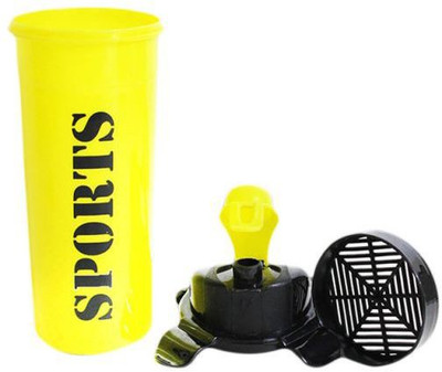 

Capstone water bottle 600 ml Shaker(Pack of 1, Yellow, Blue)