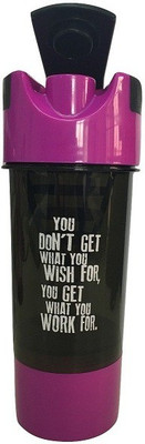 

BIG MUSCLES My Gym 500 ml Shaker(Pack of 1, Purple)