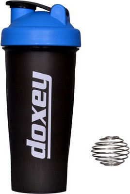 

DOXEY Body Shaker 600 ml Shaker(Pack of 1, Black), Blue