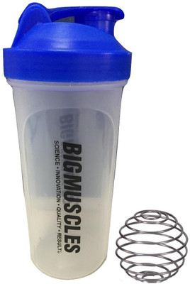 

BIG MUSCLES My Gym 600 ml Shaker(Pack of 1, White)