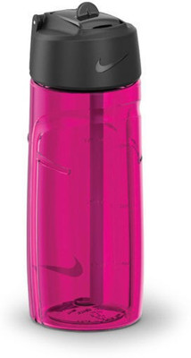 

Nike NIKE T1 FLOW WATER BOTTLE 946 ml Sipper(Pack of 1, Pink, Black), Vivid pink/black