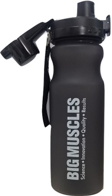 

BIG MUSCLES Protein 600 ml Shaker(Pack of 1, Black)