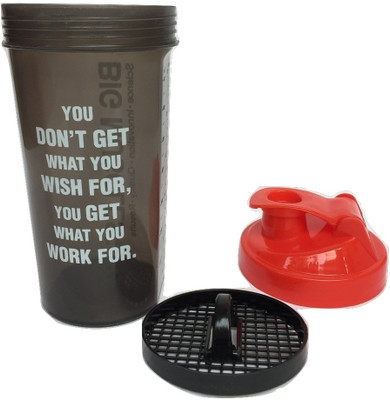

BIG MUSCLES My Gym 700 ml Shaker(Pack of 1, Black)