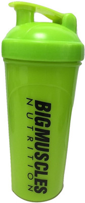 

BIG MUSCLES My Gym 600 ml Shaker(Pack of 1, Green)