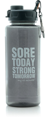 

My 60 Minutes Gym Shaker 600 ml Sipper(Pack of 1, Grey)