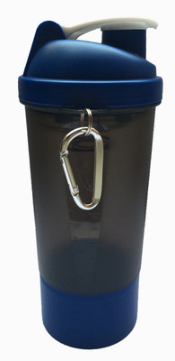 

UDAK One Storage Gym 600 ml Shaker(Pack of 1, Blue)