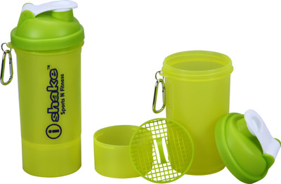 

iShake All Green Cool Olympic 700 (019 ) 600 ml Shaker(Pack of 1, Green, Green)