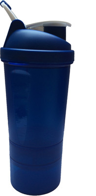 

UDAK Two Storage 500 ml Shaker(Pack of 1, Blue)