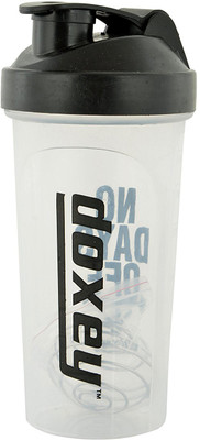

DOXEY Body Gym Shaker 600 ml Shaker(Pack of 1, Black)