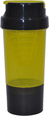 

UDAK Tornado 500 ml Shaker(Pack of 1, Yellow, Black), Black;yellow