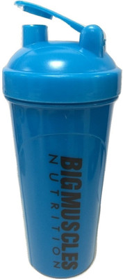 

BIG MUSCLES My gym 600 ml Shaker(Pack of 1, Blue)