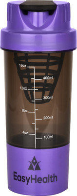 

EasyHealth Protien Shaker 470 ml Shaker(Pack of 1, Purple)