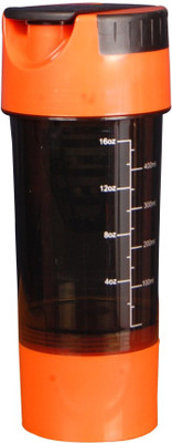 

Tuff Tuff Cyclone Shaker 500 ml Shaker(Pack of 1, Black, Orange)