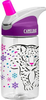 CamelBak Eddy 400 ml Sipper(Pack of 1, White), Snow leopard