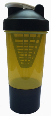 

UDAK Andrew 500 ml Shaker(Pack of 1, Yellow, Black), Black;yellow