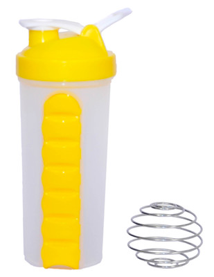 

UDAK Tablet 600 ml Shaker(Pack of 1, Yellow), Transparent;yellow