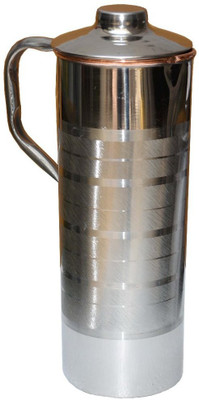 

Veda Home & Lifestyle STEEL COPPER FRIDGE BOTTLE Water Jug(1000 ml)