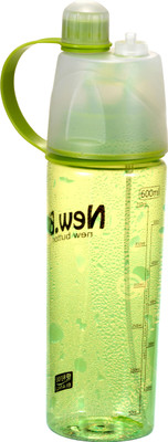 

iShake Sip n Spray 600 ml Sipper(Pack of 1, Green)