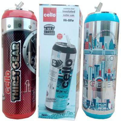 

Cello HI LIFE 900 ml Sipper(Pack of 2, Red, Blue), Red n blue