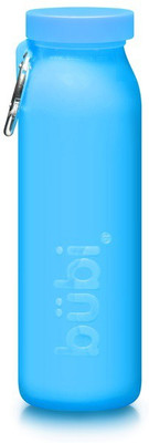 

Bubi Award Winning Bpa Free Collapsible Silicone 650 ml Sipper(Pack of 1, Blue), Ocean blue