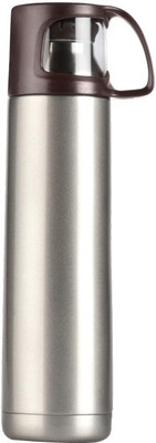 

Power Plus Flask 500 ml Water Bottle(Set of 1, Silver Brown)