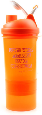 

My 60 Minutes Gym Shaker 500 ml Shaker(Pack of 1, Orange)