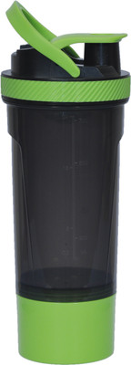 

UDAK Brawny 700 ml Shaker(Pack of 1, Green, Black), Black;green