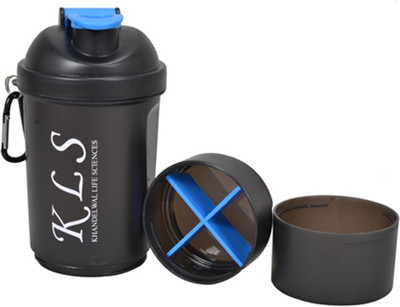 

KLS Protein Shaker 600 ml Sipper(Pack of 1, Grey)