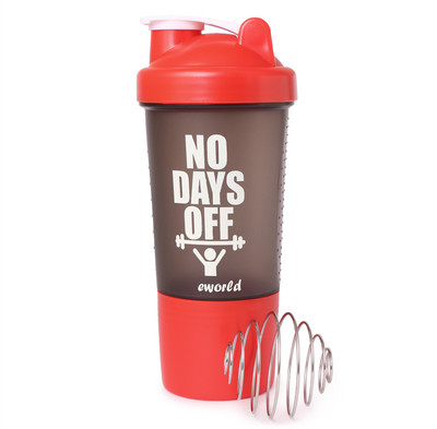 

eWorld Armour 500 ml Shaker(Pack of 1, Red)