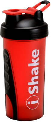 

iShake My Swag 600 ml Shaker(Pack of 1, Red, Black), Black;red