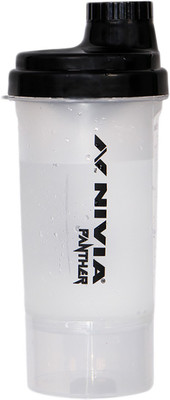 

Nivia Panther 600 ml Shaker(Pack of 1, White)