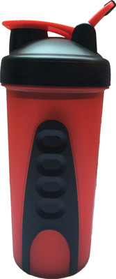 

UDAK Grip Loop 600 ml Shaker(Pack of 1, Red, Black), Black;red