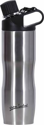 

Brio Bright Water Locked Trendy -Double Body-Hot & Cold SB-1006 500 ml Sipper(Pack of 1, Silver)