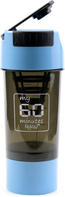 

My 60 Minutes Gym Shaker 500 ml Shaker(Pack of 1, Blue)