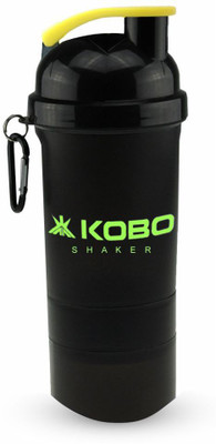 

Kobo Shaker Sipper 400 ml Shaker(Pack of 1, Black, Green)