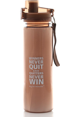 

My 60 Minutes Gym Shaker 900 ml Sipper(Pack of 1, Brown)