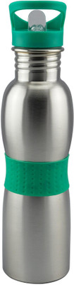 

ANNI CREATIONS Gorgeous 650 ml Sipper(Pack of 1, Green), Silver