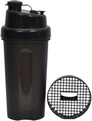 

UDAK Dual Sip 600 ml Shaker(Pack of 1, Black)