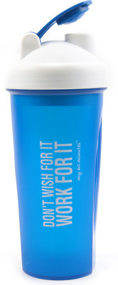 

My 60 Minutes Gym Shaker 600 ml Shaker(Pack of 1, Blue)