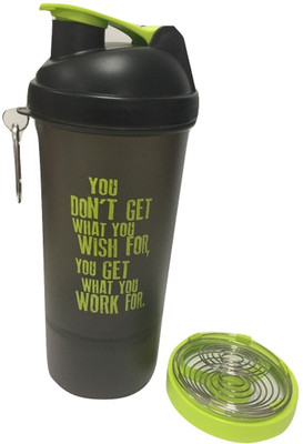 

GreenBee My Gym 500 ml Shaker(Pack of 1, Black)