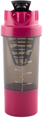 

Cp Bigbasket Cyclone Gym 600 ml Shaker(Pack of 1, Pink)