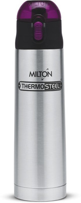 MILTON Thermo steel Crown 500 ml Flask(Pack of 1, Silver, Steel)