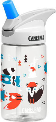 

CamelBak Eddy 400 ml Sipper(Pack of 1, White), Winter woodland